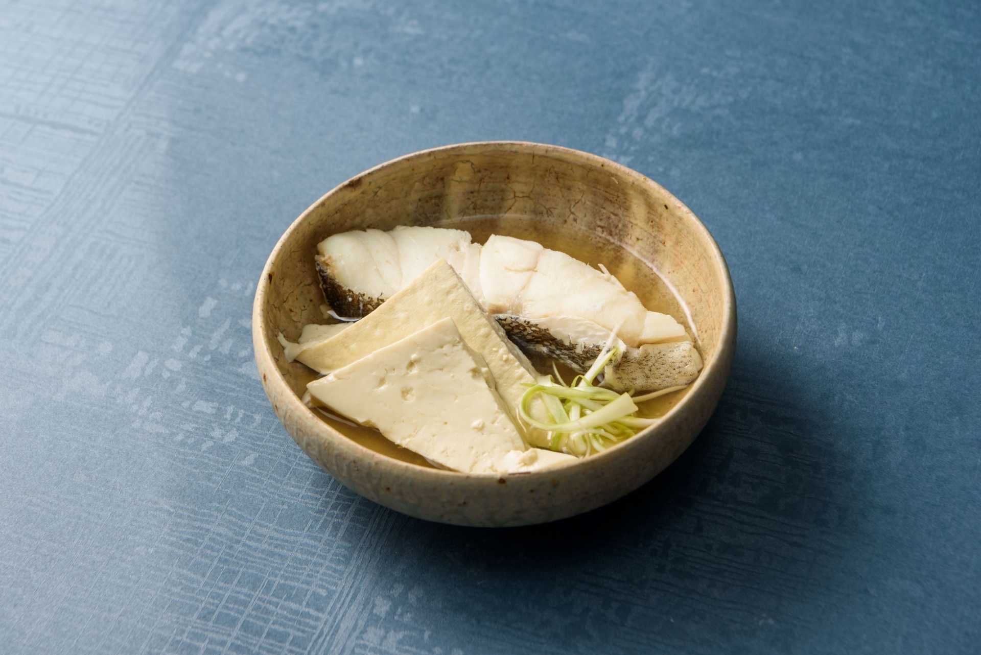 塩鱈と豆腐煮